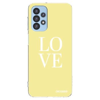 Picasee átlátszó szilikon tok az alábbi mobiltelefonokra Samsung Galaxy A23 A235F 4G - Love