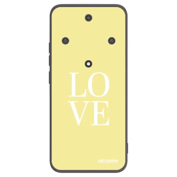 Picasee fekete szilikon tok az alábbi mobiltelefonokra Honor Magic5 Lite 5G - Love