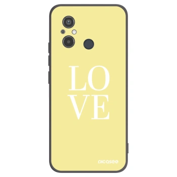 Picasee fekete szilikon tok az alábbi mobiltelefonokra Xiaomi Redmi 12C - Love