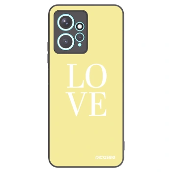 Picasee fekete szilikon tok az alábbi mobiltelefonokra Xiaomi Redmi Note 12 4G - Love