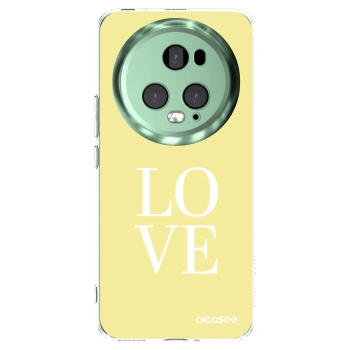 Picasee átlátszó szilikon tok az alábbi mobiltelefonokra Honor Magic5 Pro - Love