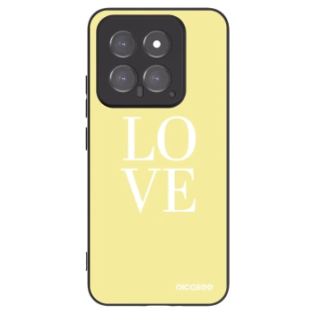 Picasee fekete szilikon tok az alábbi mobiltelefonokra Xiaomi 14 - Love
