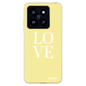 Picasee átlátszó szilikon tok az alábbi mobiltelefonokra Xiaomi 14 Pro - Love