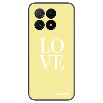 Picasee fekete szilikon tok az alábbi mobiltelefonokra Xiaomi Poco X6 Pro - Love