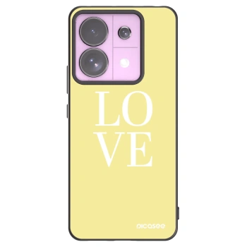 Picasee fekete szilikon tok az alábbi mobiltelefonokra Xiaomi Redmi Note 13 Pro 5G - Love