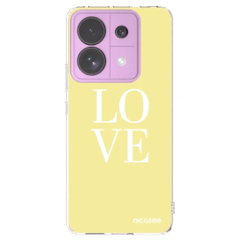 Picasee átlátszó szilikon tok az alábbi mobiltelefonokra Xiaomi Redmi Note 13 Pro 5G - Love
