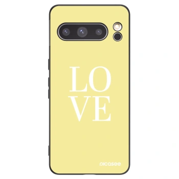 Picasee fekete szilikon tok az alábbi mobiltelefonokra Google Pixel 8 Pro - Love