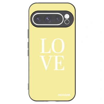 Picasee fekete szilikon tok az alábbi mobiltelefonokra Google Pixel 9 Pro - Love