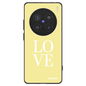 Picasee fekete szilikon tok az alábbi mobiltelefonokra Vivo X200 Pro - Love