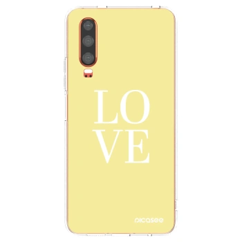 Picasee átlátszó szilikon tok az alábbi mobiltelefonokra Huawei P30 - Love