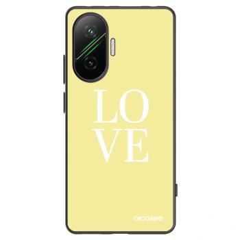 Picasee fekete szilikon tok az alábbi mobiltelefonokra Xiaomi Poco F7 Pro 5G - Love