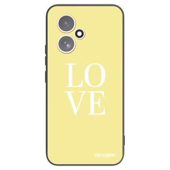 Picasee fekete szilikon tok az alábbi mobiltelefonokra Honor 400 5G - Love