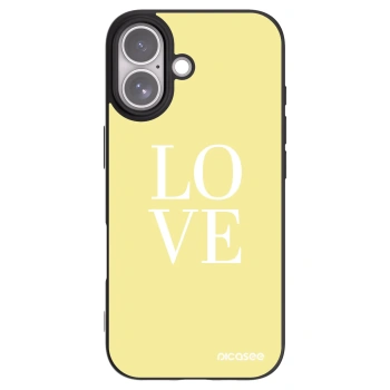 Picasee fekete szilikon tok az alábbi mobiltelefonokra Apple iPhone 17 - Love