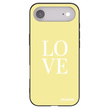 Picasee fekete szilikon tok az alábbi mobiltelefonokra Apple iPhone Air - Love