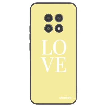 Picasee fekete szilikon tok az alábbi mobiltelefonokra Realme 12X - Love