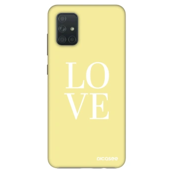 Szilikon tok erre a típusra Samsung Galaxy A71 A715F - Love
