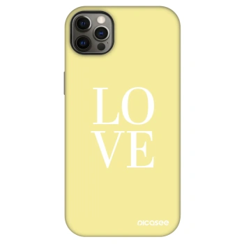 Szilikon tok erre a típusra Apple iPhone 12 Pro Max - Love