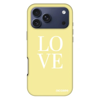 Szilikon tok erre a típusra Apple iPhone 17 Pro Max - Love