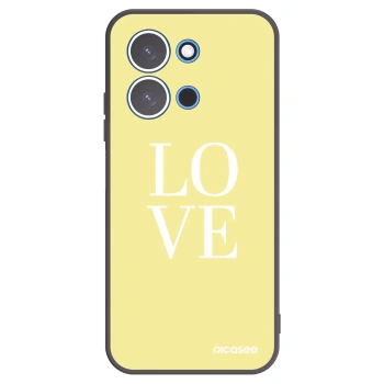 Picasee fekete szilikon tok az alábbi mobiltelefonokra Xiaomi Redmi 15C 4G - Love