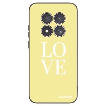 Picasee fekete szilikon tok az alábbi mobiltelefonokra Xiaomi Redmi Note 15 Pro 4G - Love