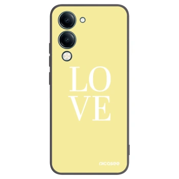 Picasee fekete szilikon tok az alábbi mobiltelefonokra Vivo Y29s 5G - Love