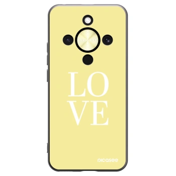 Picasee fekete szilikon tok az alábbi mobiltelefonokra Honor Magic8 Lite 5G - Love