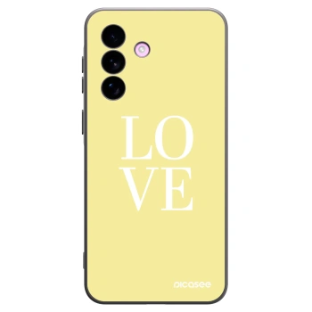 Picasee fekete szilikon tok az alábbi mobiltelefonokra Samsung Galaxy A57 5G - Love