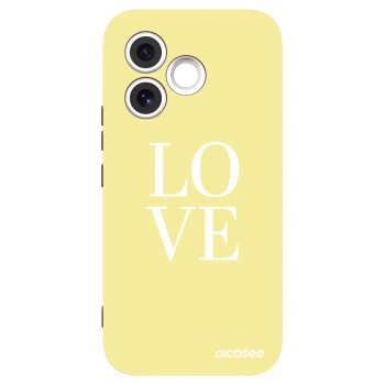 Picasee fekete szilikon tok az alábbi mobiltelefonokra Honor 600 Lite - Love