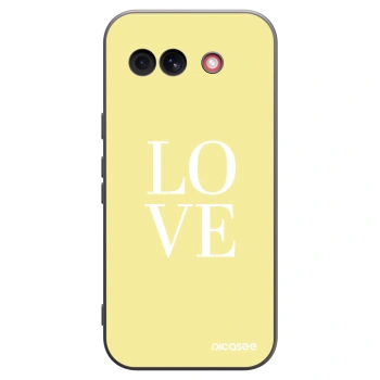 Picasee fekete szilikon tok az alábbi mobiltelefonokra Google Pixel 10a - Love