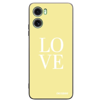 Picasee fekete szilikon tok az alábbi mobiltelefonokra Motorola Moto G06 - Love