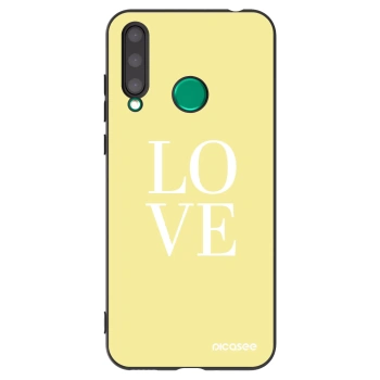 Picasee fekete szilikon tok az alábbi mobiltelefonokra Honor 20 Lite - Love