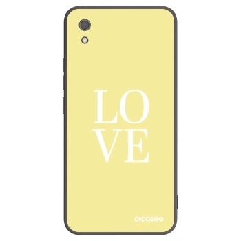 Picasee fekete szilikon tok az alábbi mobiltelefonokra Xiaomi Redmi 7A - Love