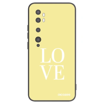 Picasee fekete szilikon tok az alábbi mobiltelefonokra Xiaomi Mi Note 10 (Pro) - Love