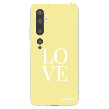 Picasee átlátszó szilikon tok az alábbi mobiltelefonokra Xiaomi Mi Note 10 (Pro) - Love