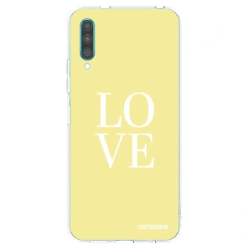 Picasee átlátszó szilikon tok az alábbi mobiltelefonokra Samsung Galaxy A30s A307F - Love