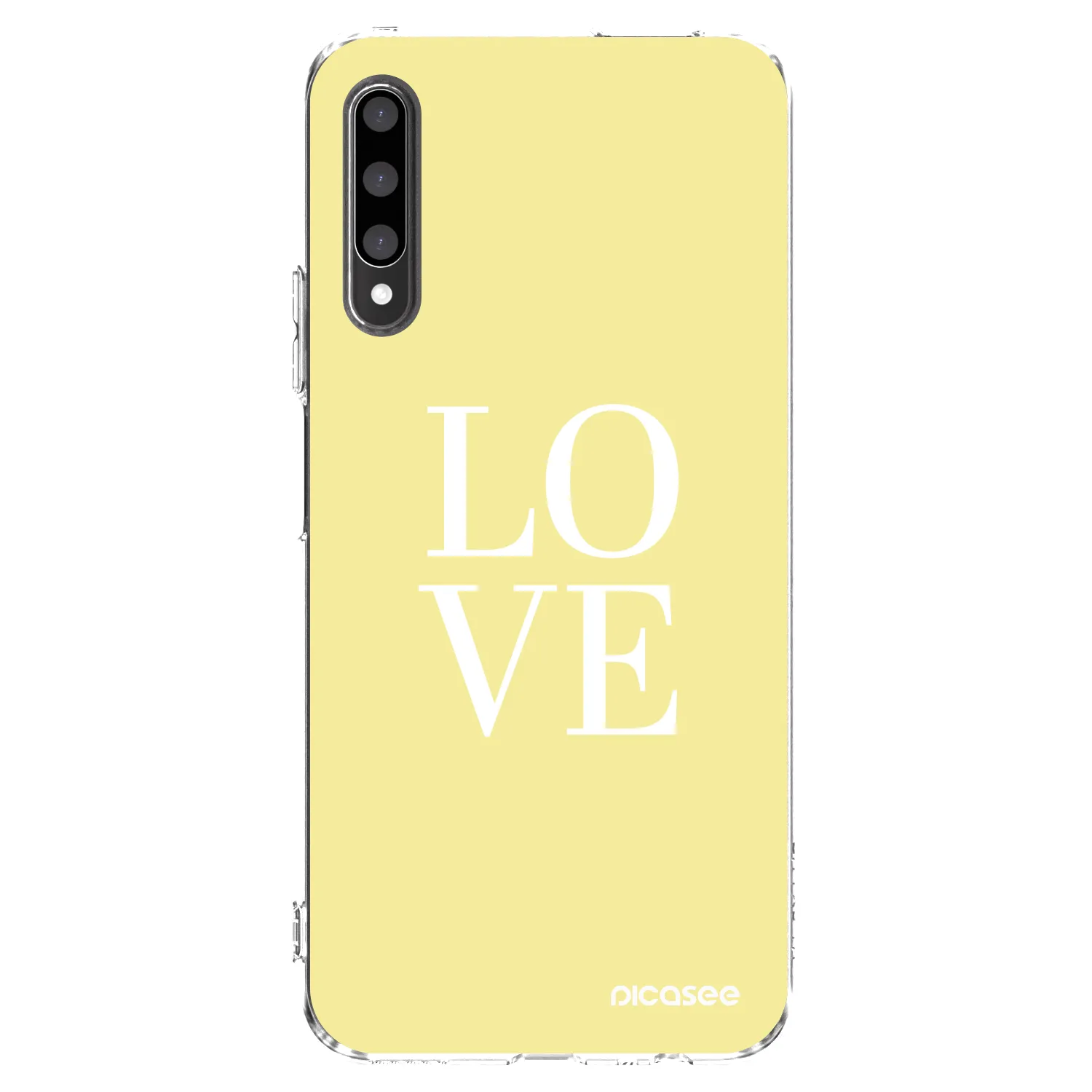 Picasee átlátszó szilikon tok az alábbi mobiltelefonokra Honor 9X Pro - Love