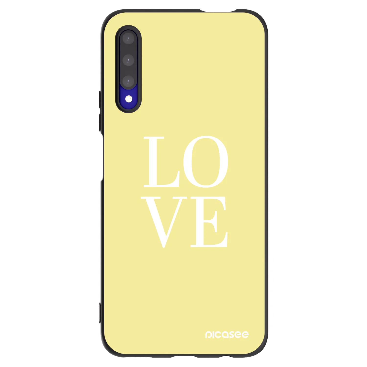 Picasee fekete szilikon tok az alábbi mobiltelefonokra Honor 9X Pro - Love