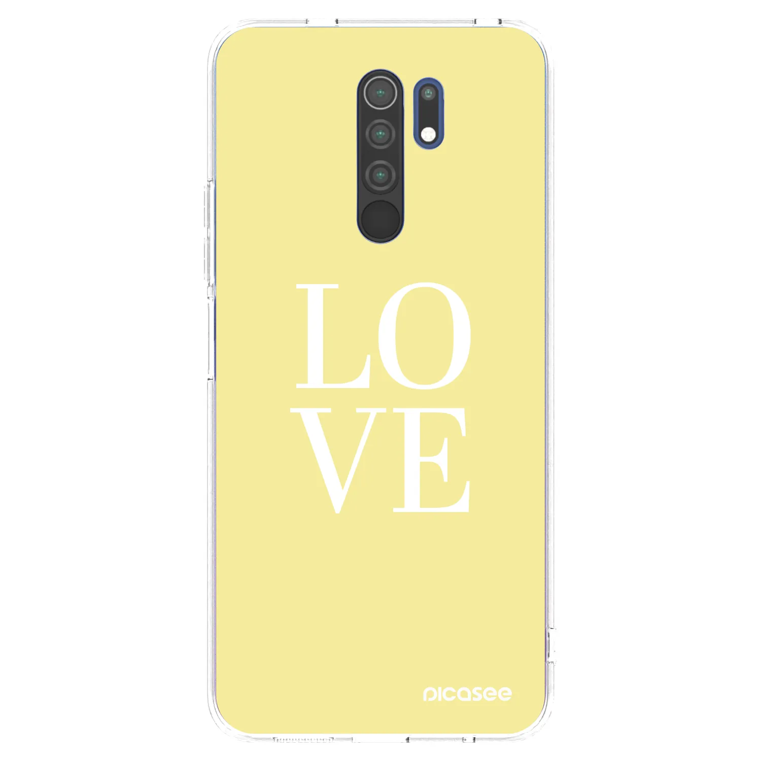 Picasee átlátszó szilikon tok az alábbi mobiltelefonokra Xiaomi Redmi 9 - Love