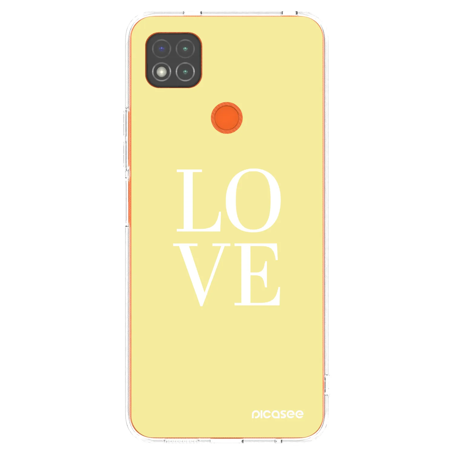 Picasee átlátszó szilikon tok az alábbi mobiltelefonokra Xiaomi Redmi 9C - Love