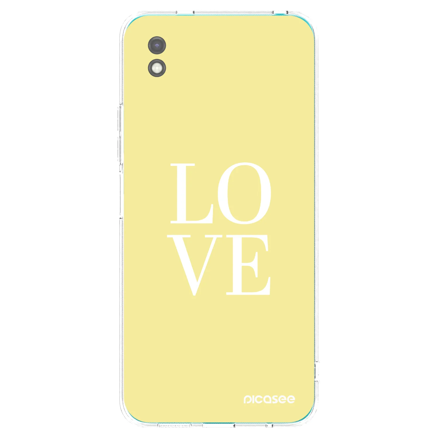 Picasee fekete szilikon tok az alábbi mobiltelefonokra Xiaomi Redmi 9A - Love