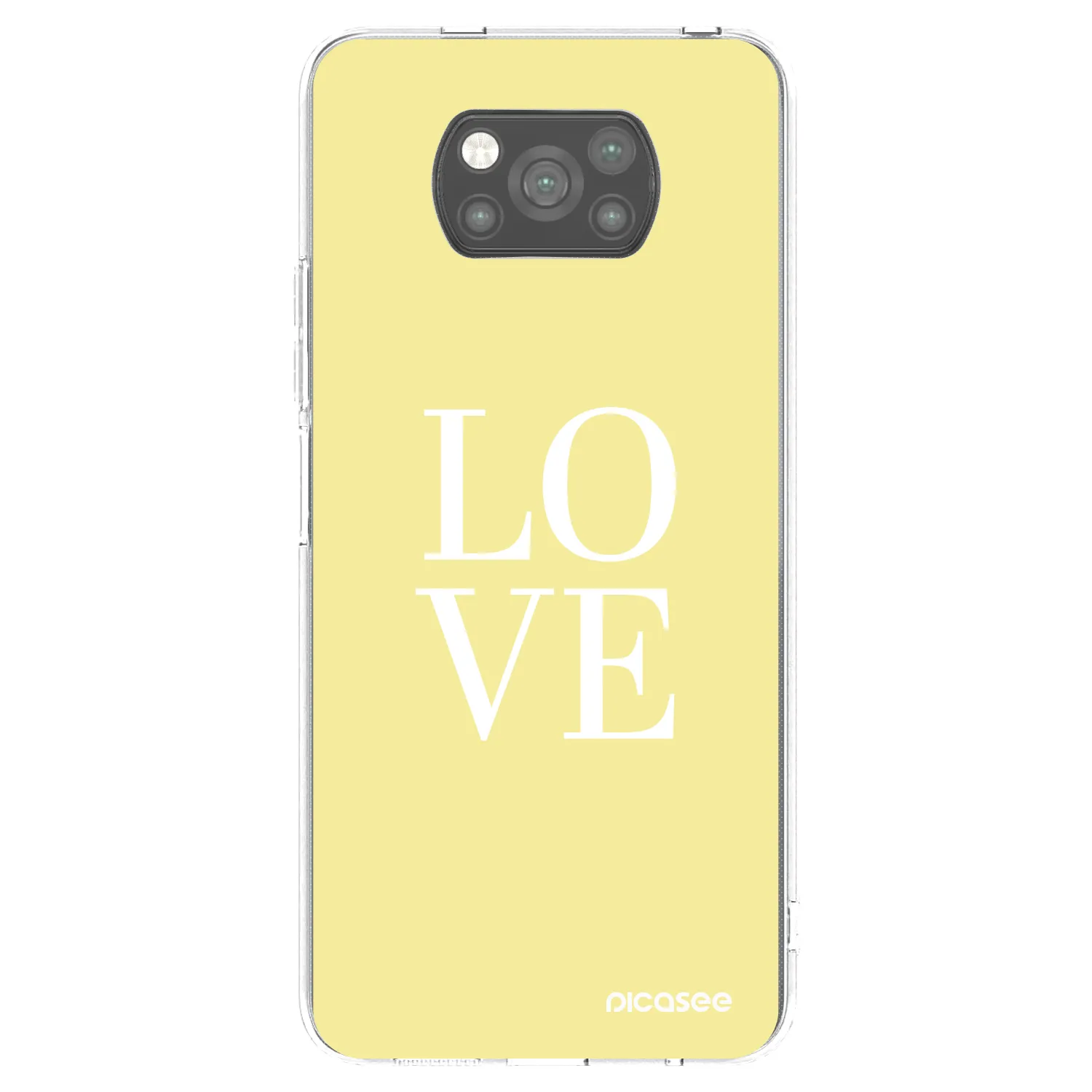 Picasee fekete szilikon tok az alábbi mobiltelefonokra Xiaomi Poco X3 - Love