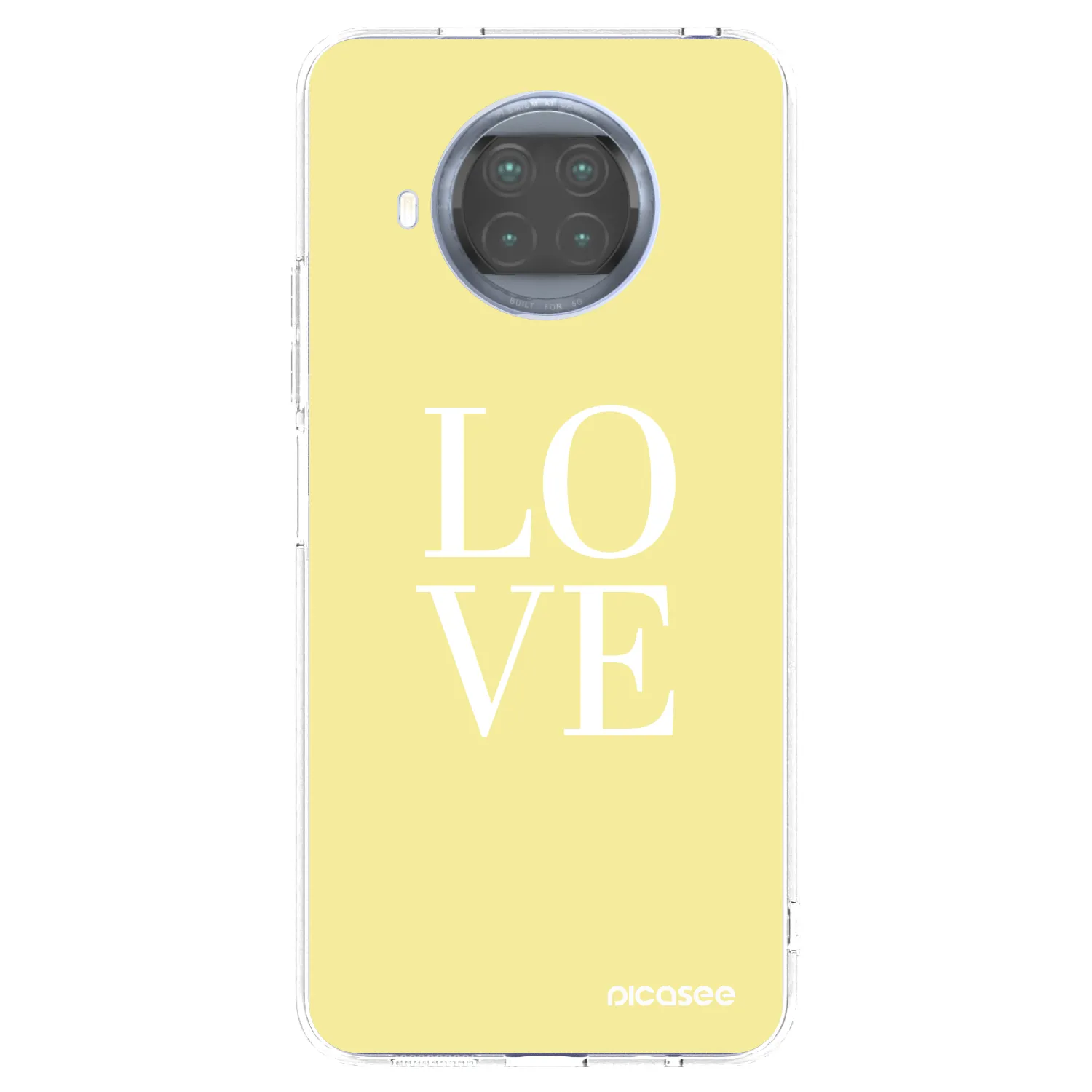 Picasee átlátszó szilikon tok az alábbi mobiltelefonokra Xiaomi Mi 10T Lite - Love