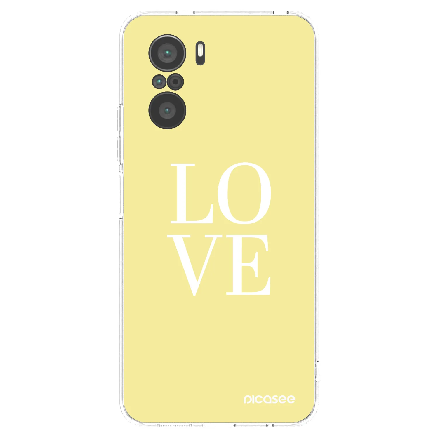Picasee átlátszó szilikon tok az alábbi mobiltelefonokra Xiaomi Poco F3 - Love
