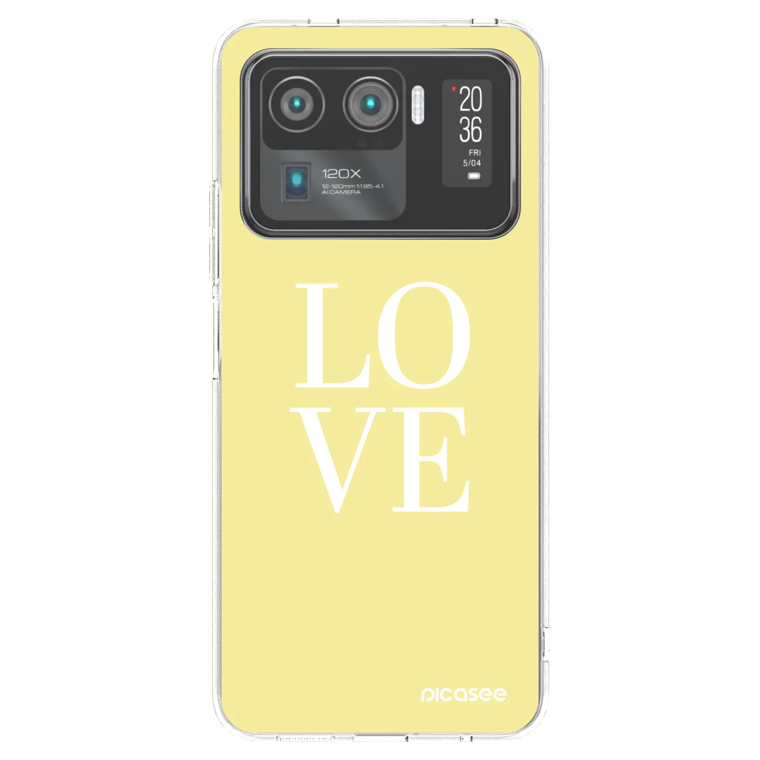 Picasee átlátszó szilikon tok az alábbi mobiltelefonokra Xiaomi Mi 11 Ultra - Love