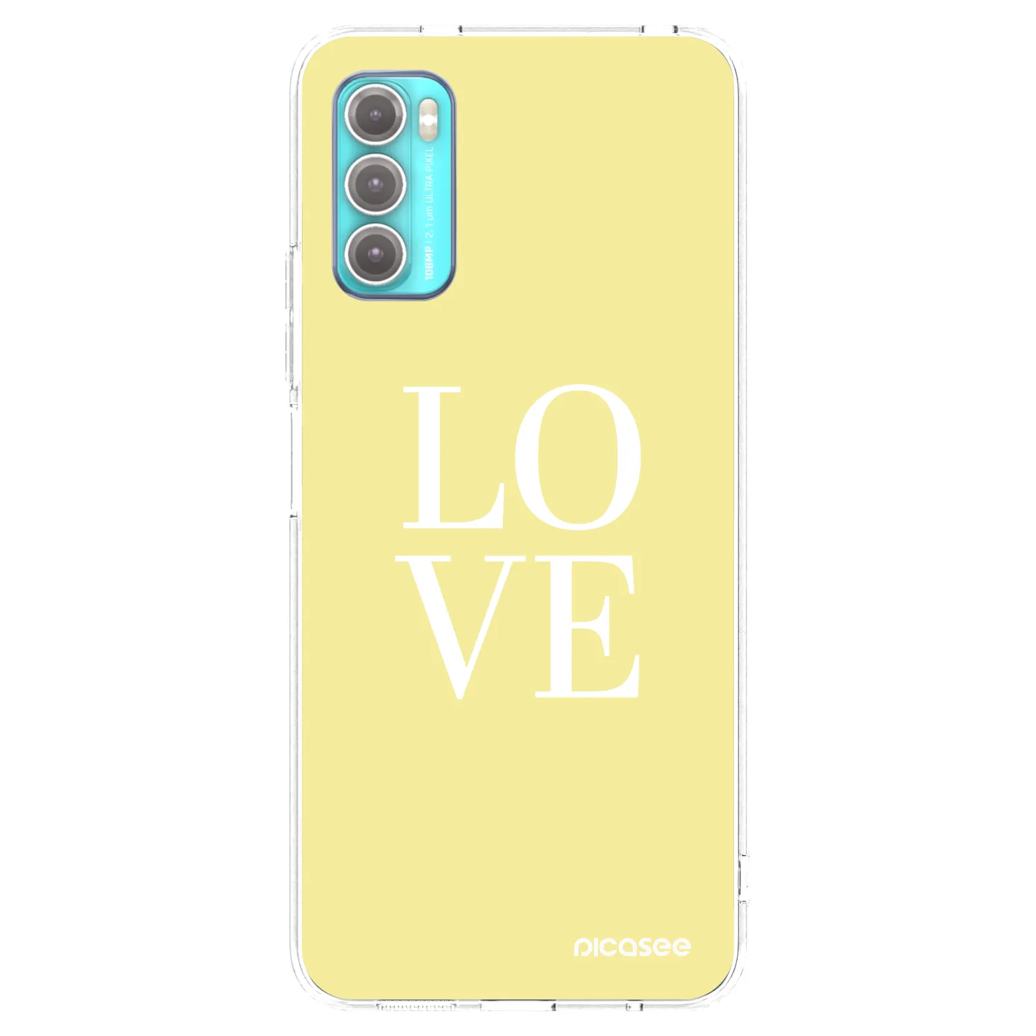 Picasee átlátszó szilikon tok az alábbi mobiltelefonokra Motorola Moto G60 - Love