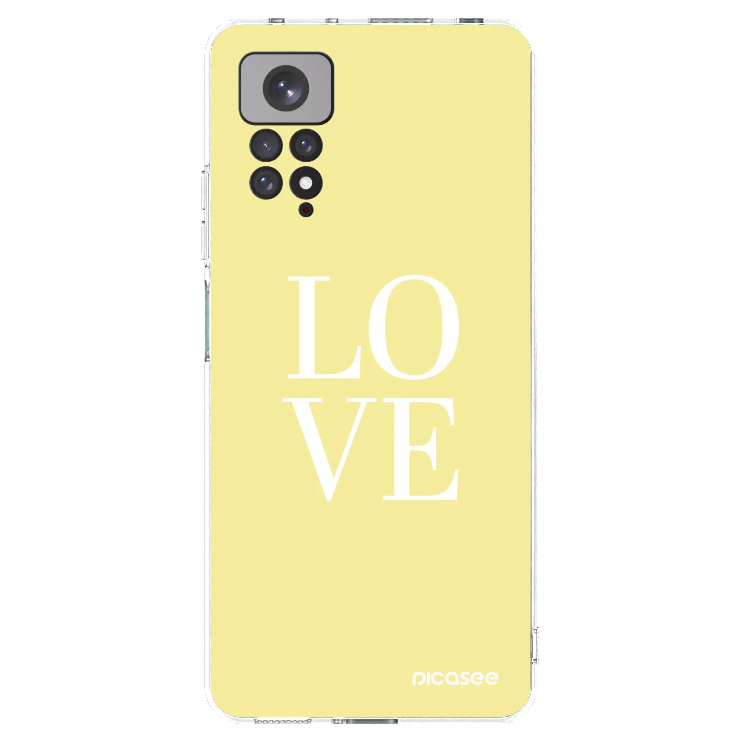 Picasee átlátszó szilikon tok az alábbi mobiltelefonokra Xiaomi Redmi Note 11 - Love