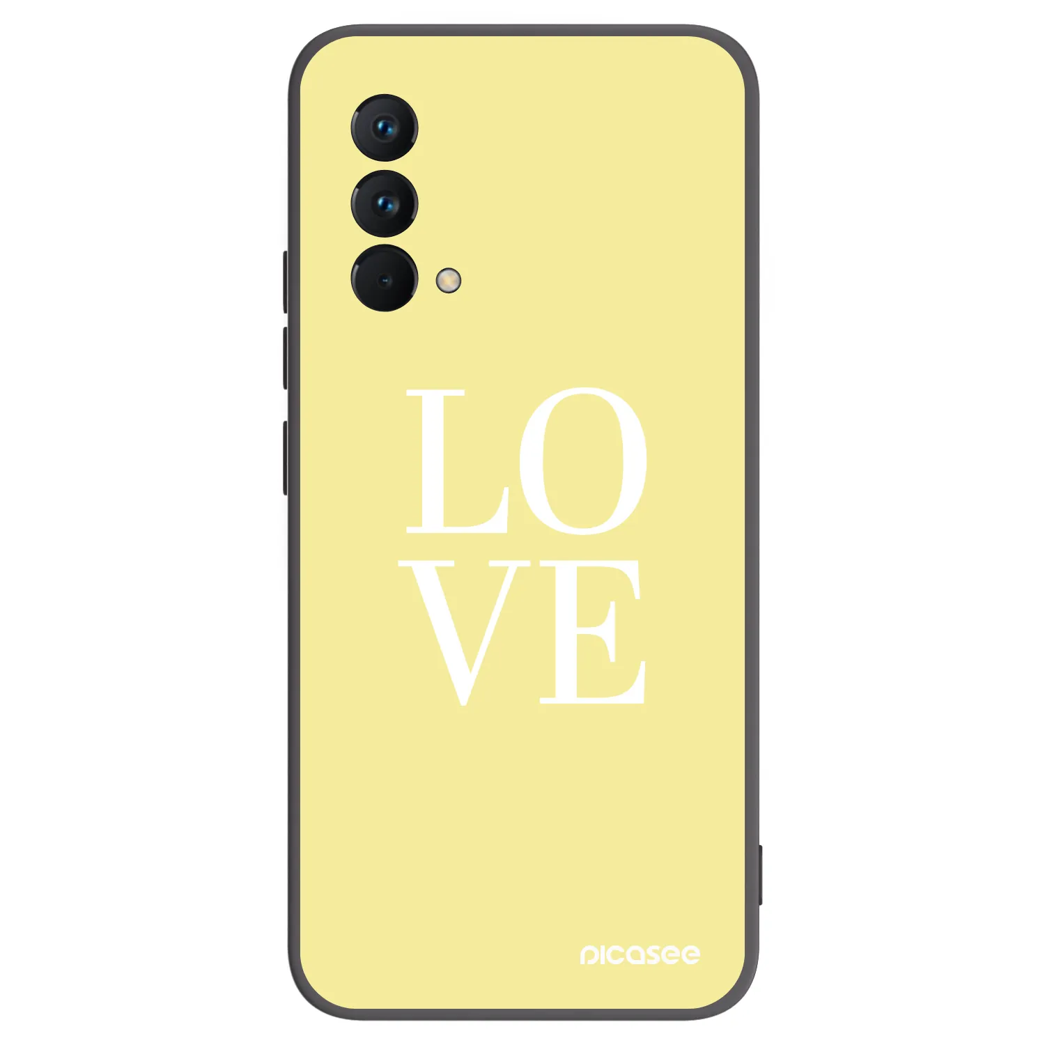 Picasee fekete szilikon tok az alábbi mobiltelefonokra Realme GT Master Edition 5G - Love