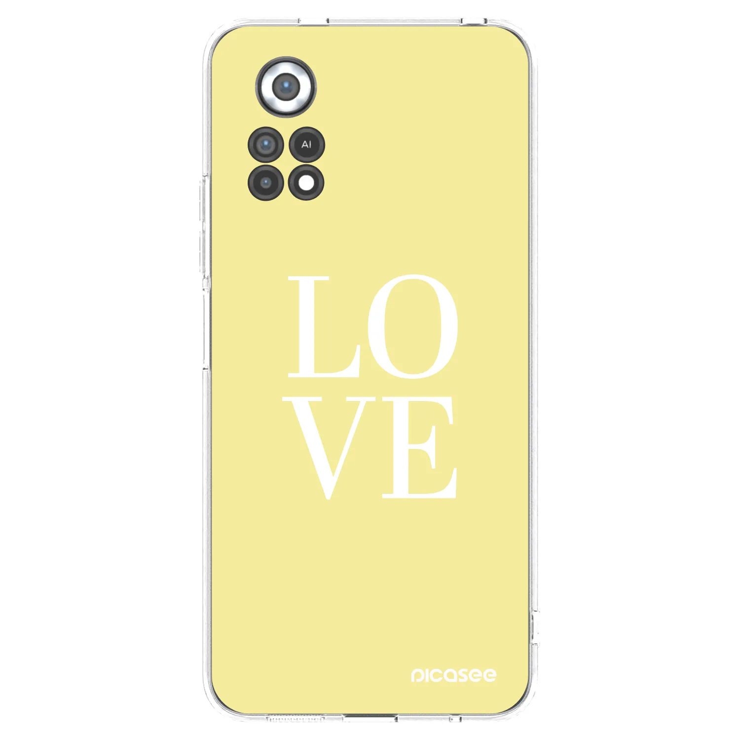 Picasee átlátszó szilikon tok az alábbi mobiltelefonokra Xiaomi Poco X4 Pro 5G - Love