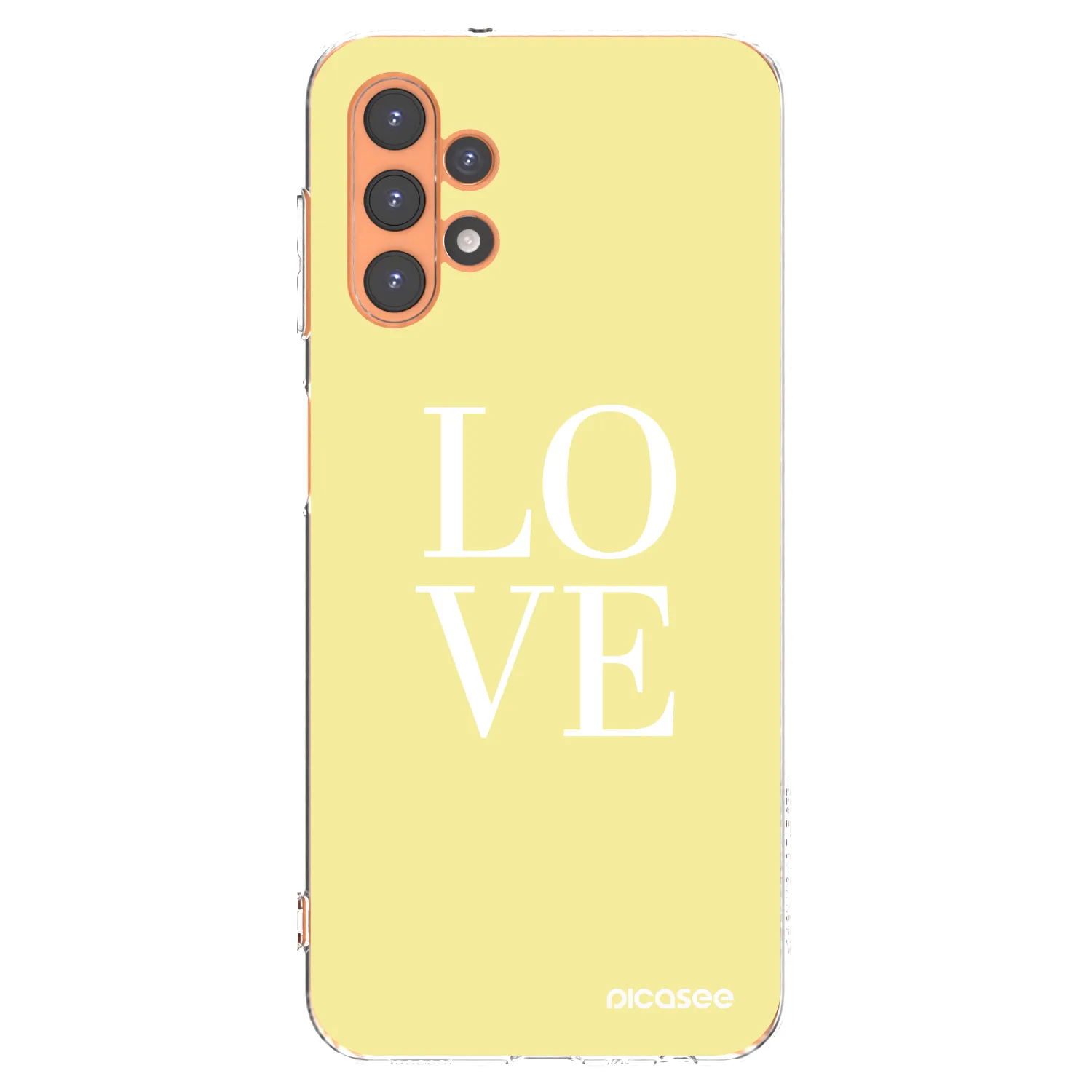 Picasee átlátszó szilikon tok az alábbi mobiltelefonokra Samsung Galaxy A13 4G A135 - Love
