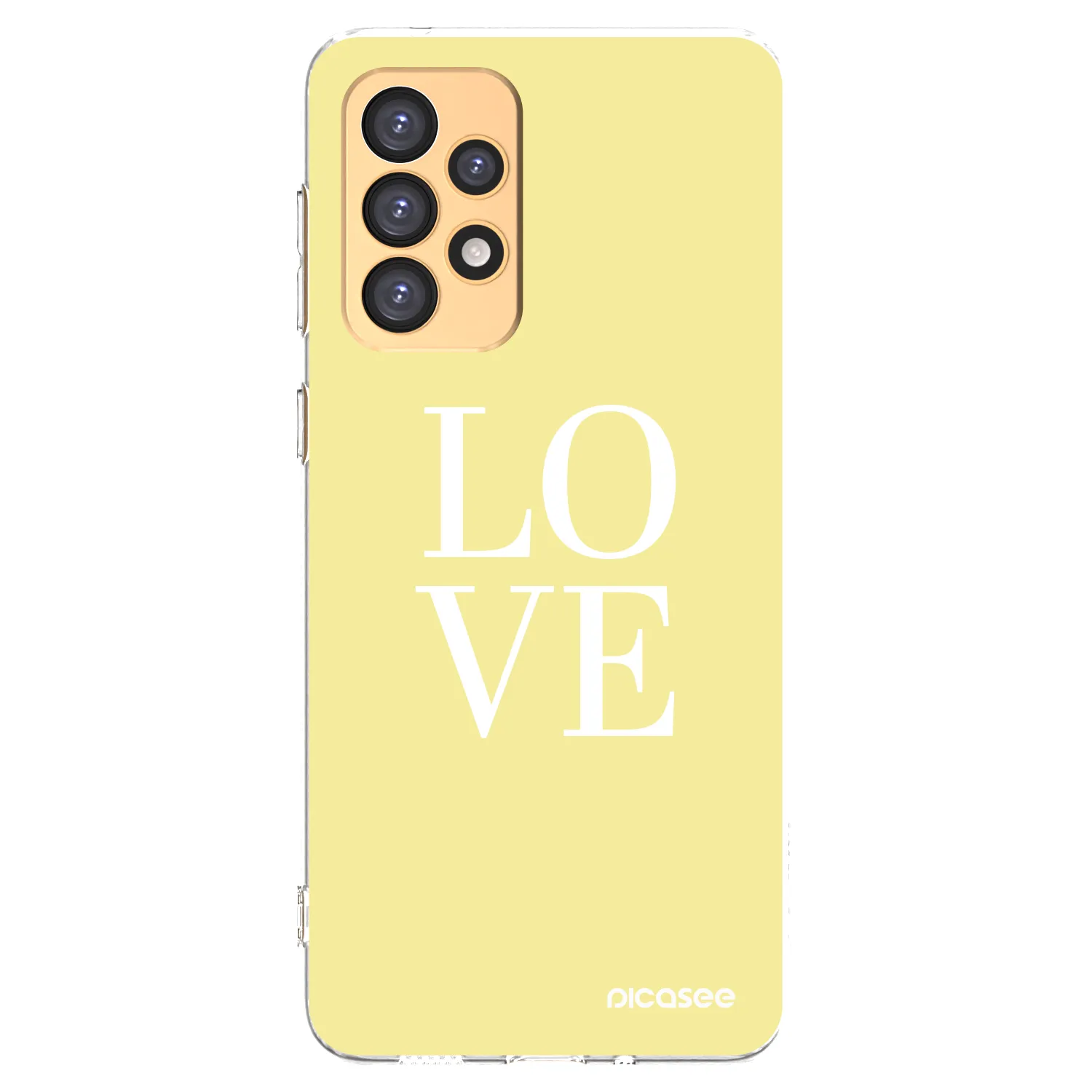 Picasee átlátszó szilikon tok az alábbi mobiltelefonokra Samsung Galaxy A33 5G A336 - Love